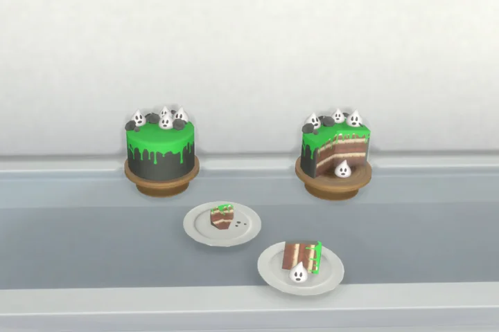 Ghostly Spooky Cake