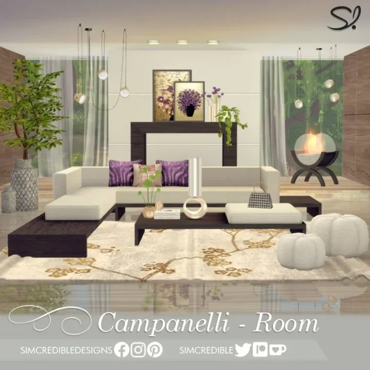 Campanelli Living -Room 💜