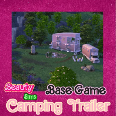 Beauty Sims - Camping Trailer BG