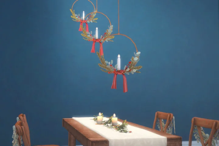 Hanging Candle Wreaths