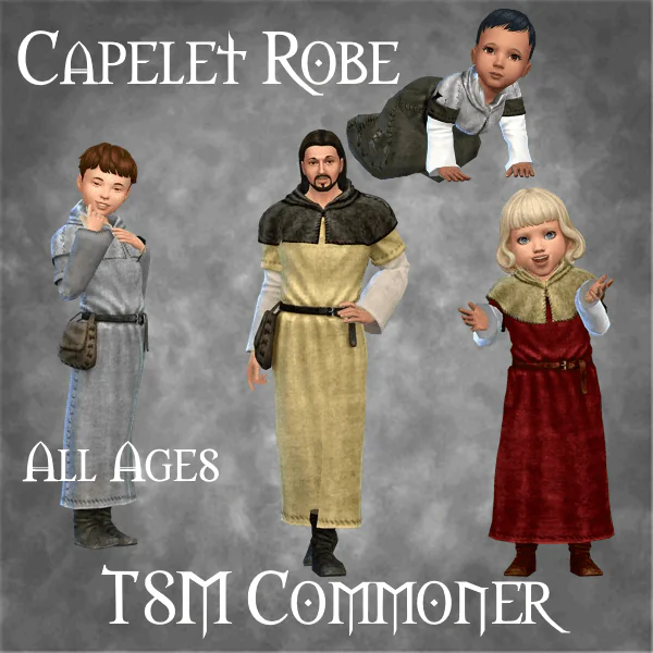 TSM Capelet Robe for All Ages
