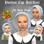 Puritan Cap Hat-Hair BGC