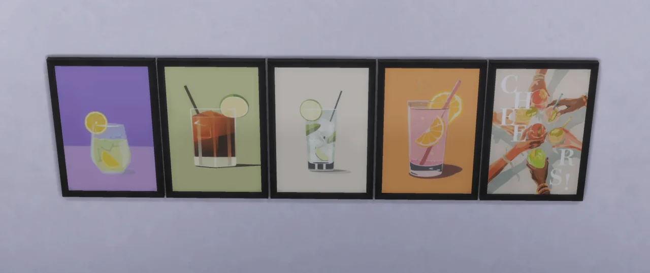 Drinks paintings