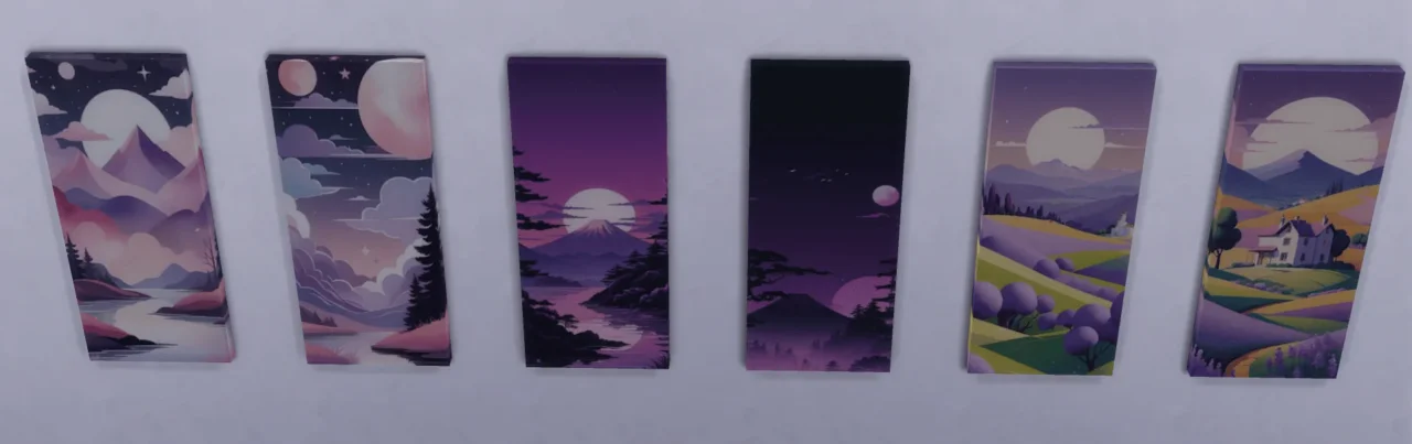 Purple Landscape