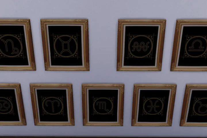 Zodiac paintings