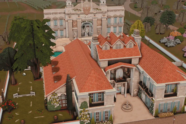 🏡 Manor & Trevi fountain ⛲- Large family home - Stables - ( no cc )