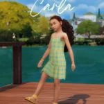 CARLA - kids dress & sandals set