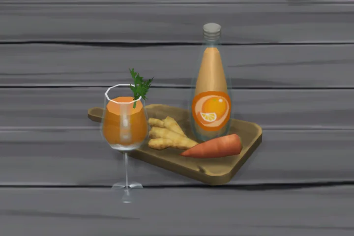 Carrot Ginger Mimosa Drink Recipe