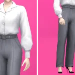 R 50s Blouse & Trousers Set - Rusty x Sentate Collaboration