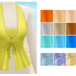 Summer in Tartosa II - Summer Blouses with skirt Set