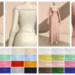 Rosa × alba - Orchid Gown Set
