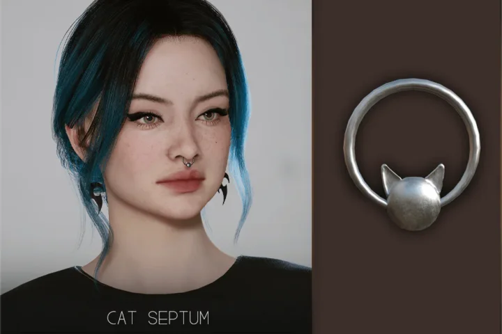 Cat Septum Piercing