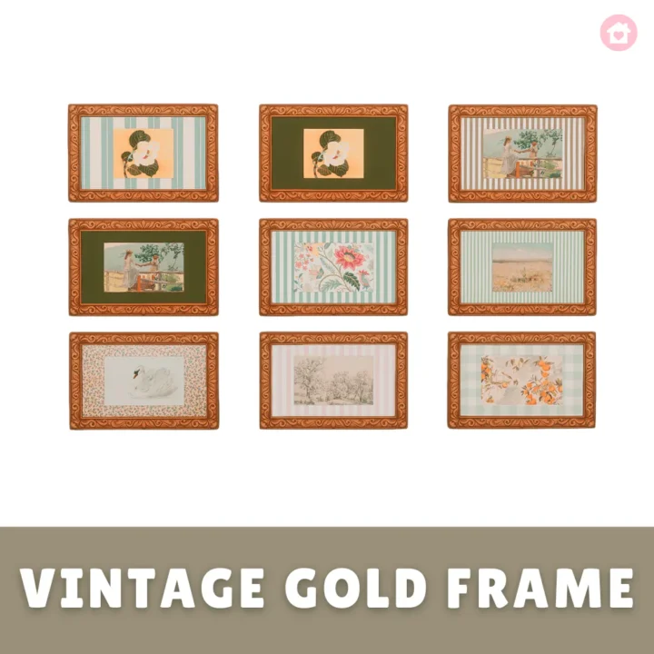 Vintage Gold Frame