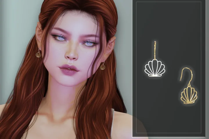 Cecile Shell Earrings
