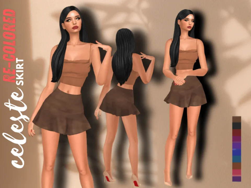 CELESTE SKIRT RE-COLORED