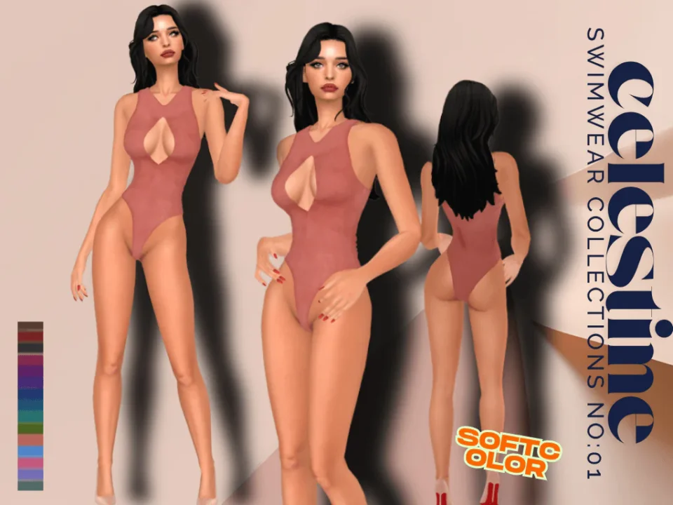 CELESTINE SWIMWEAR COLLECTIONS NO: 01 SOFTCOLOR