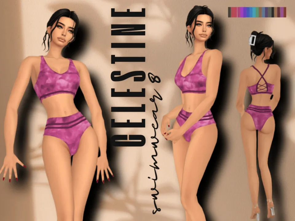 CELESTINE SWIMWEAR COLLECTIONS NO: O8