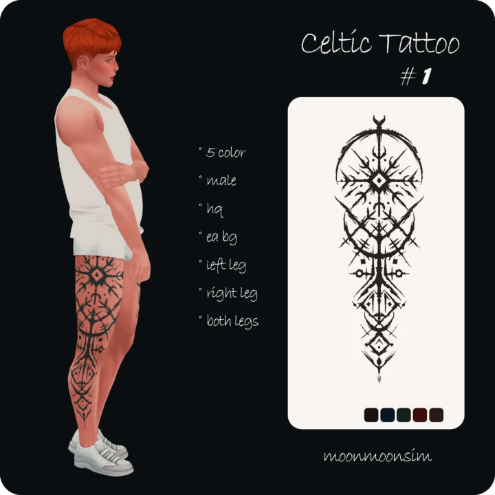 moonmoonsim celtic male tattoo 1
