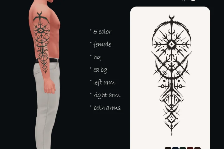 moonmoonsim celtic female tattoo 2
