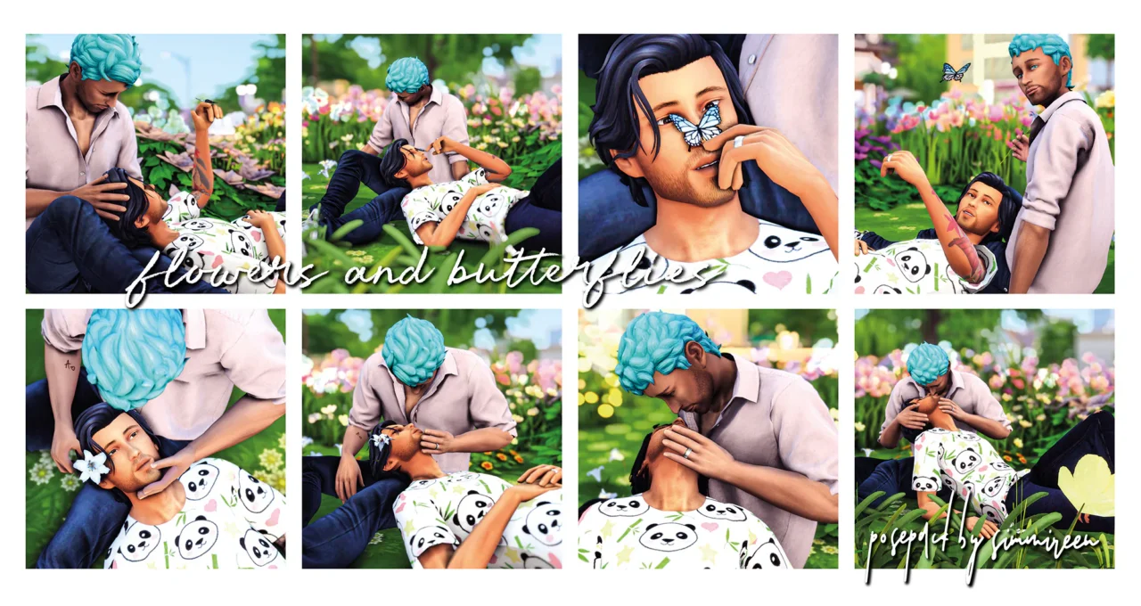 [simmireen] flowers and butterflies