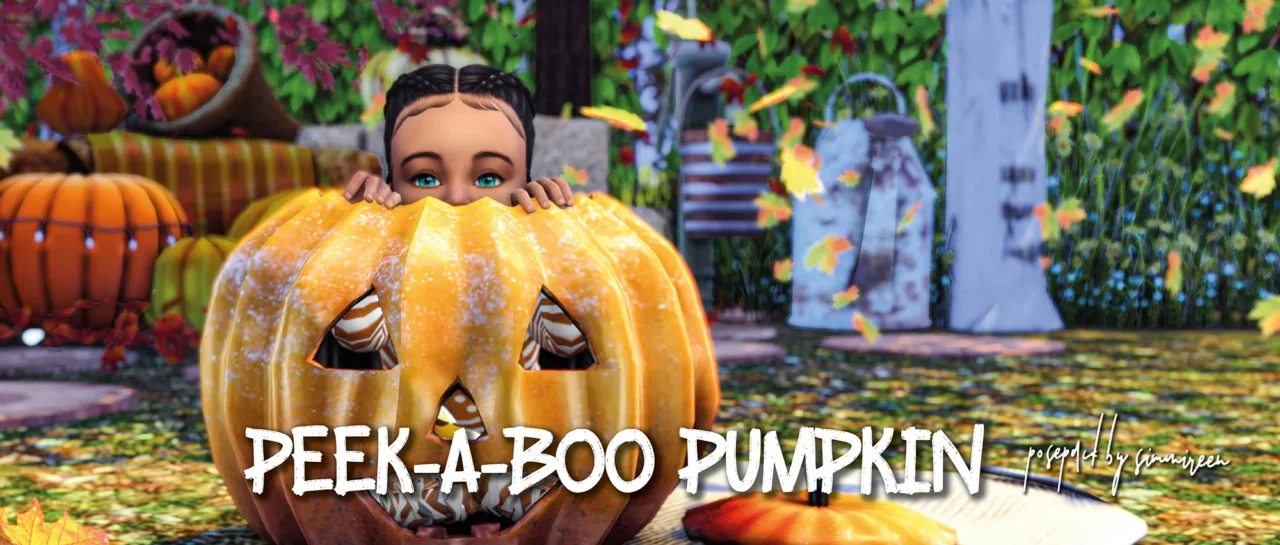 [simmireen] peek-a-boo pumpkin