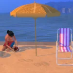 Functional beach chair