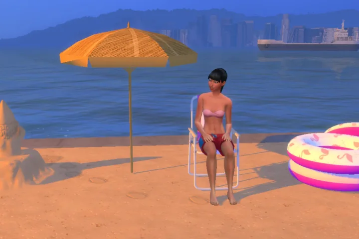 Functional beach chair