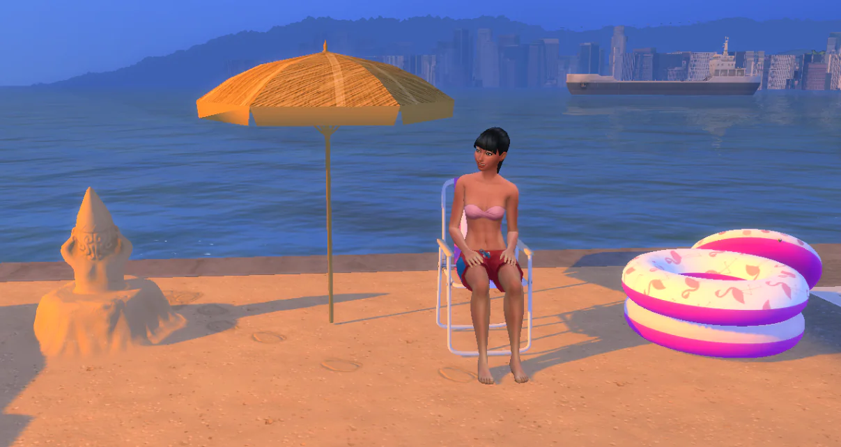 Functional beach chair