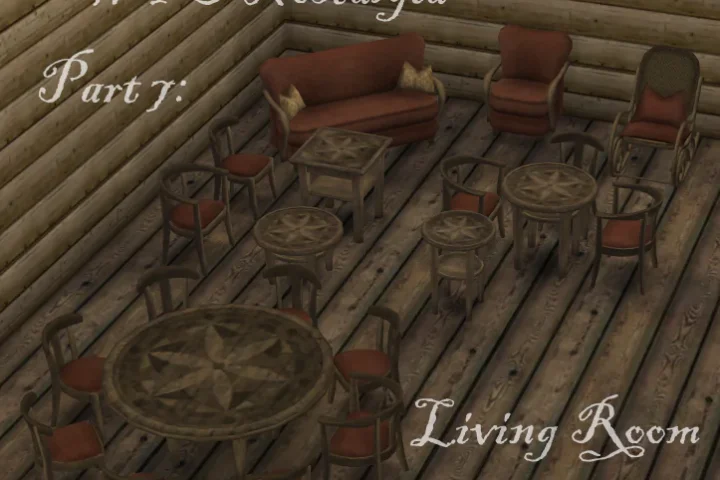 WFS Nostalgia Part 7: Living Room Chairs and Tables
