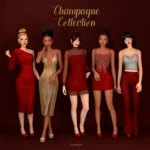Champagne Collection - Ribbon Cocktail Dress