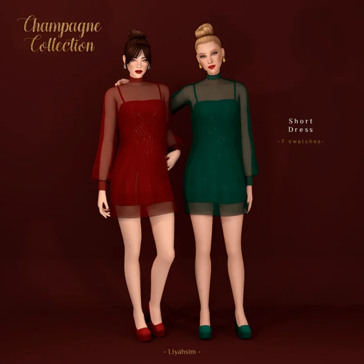 Champagne Collection - Short Dress
