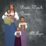 S3 Pirate Wench Dress - Charmed