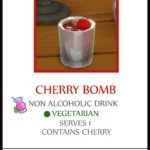 Cherry Bomb Mocktail