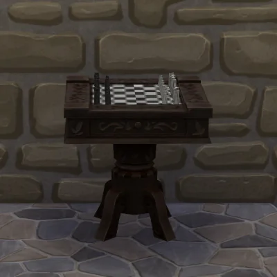 TSM Wooden Chess Table