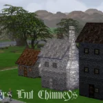 Settlers Miner's Huts Chimneys