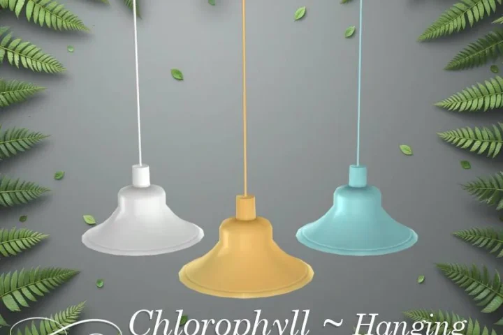 Chlorophyll Hanging Lamps and Cages