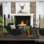 Christmassy Fireplace + extras 🤶