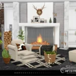Christmassy Fireplace + extras 🤶