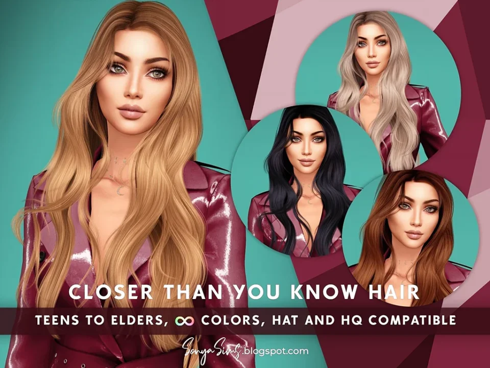 SONYASIMS - CLOSER THAN YOU KNOW HAIR