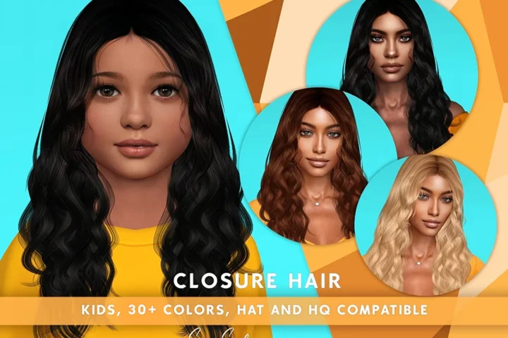 SONYASIMS - CLOSURE HAIR KIDS