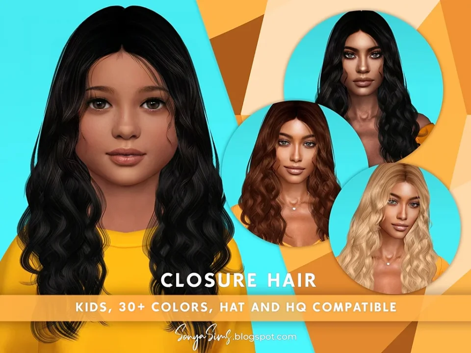 SONYASIMS - CLOSURE HAIR KIDS