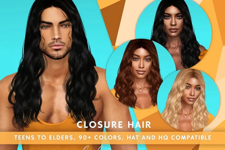 SONYASIMS - CLOSURE HAIR MALE