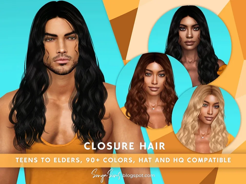 SONYASIMS - CLOSURE HAIR MALE