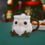 Owl mug override for Cozy Hot Cocoa Tray