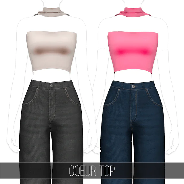 Fifthscreations - Coeur Top Women Clothes