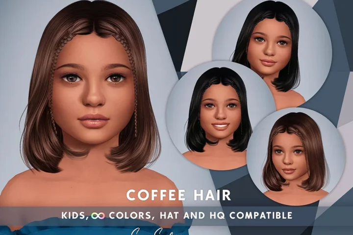 SONYASIMS - COFFEE HAIR KIDS/TODDLERS