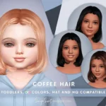SONYASIMS - COFFEE HAIR KIDS/TODDLERS