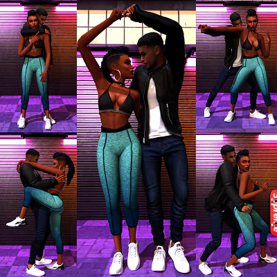 Couple dance ''Afro Dance''