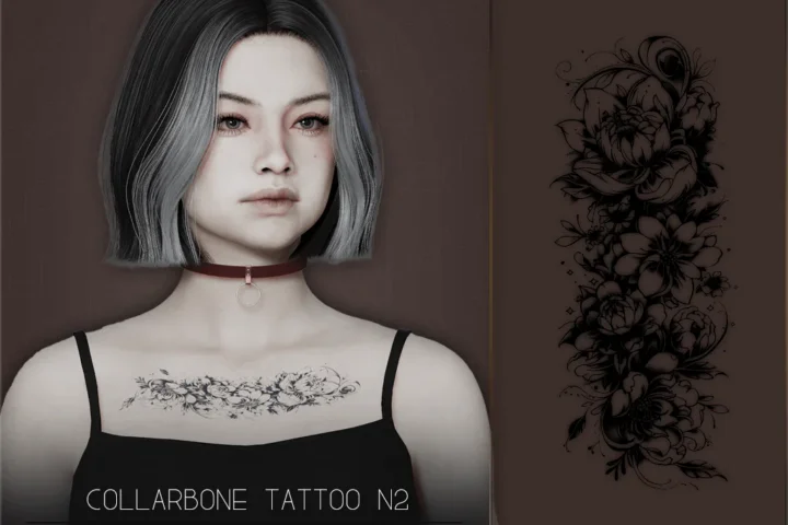 Collarbone Tattoo N2