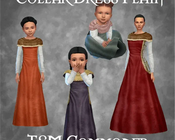 TSM Commoner Collar Dress for All Ages